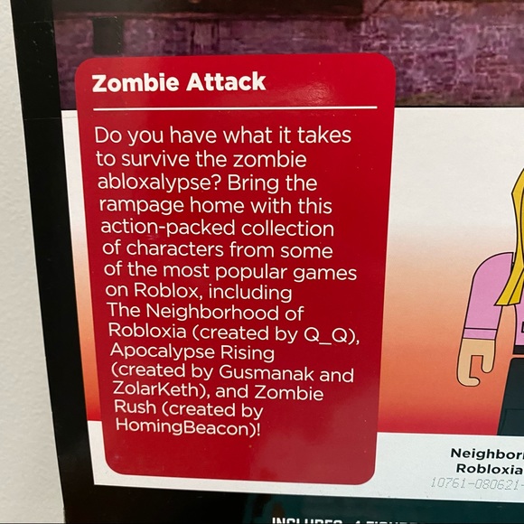 NEW Roblox Zombie Attack 20 Piece Set - Unisex - Picture 3 of 12